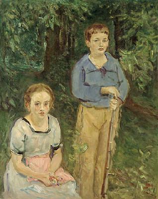  Kinder im Wald
